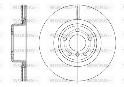 D6159510 WOKING Тормозной диск