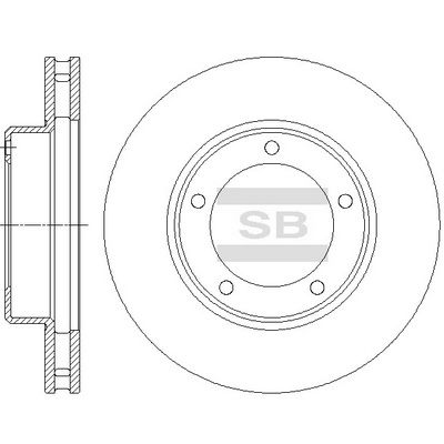 SD4037 Hi-Q Тормозной диск