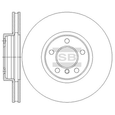 SD5202 Hi-Q Тормозной диск