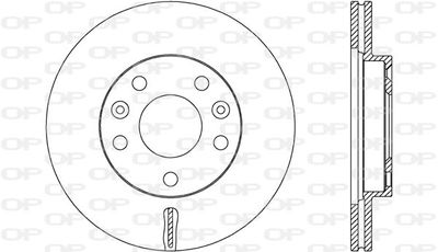 BDA265620 OPEN PARTS Тормозной диск