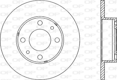 BDA113110 OPEN PARTS Тормозной диск