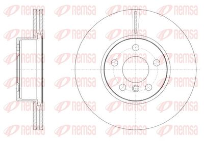 6255010 REMSA Тормозной диск