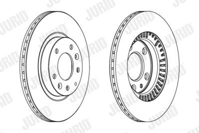 562860JC JURID Тормозной диск