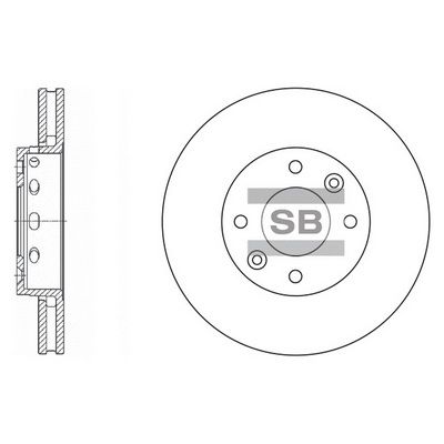 SD2001 Hi-Q Тормозной диск