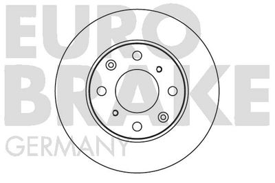 5815202665 EUROBRAKE Тормозной диск