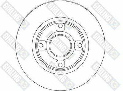 6044524 GIRLING Тормозной диск