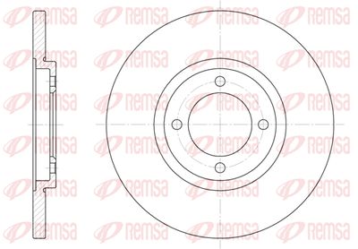 636200 REMSA Тормозной диск