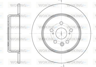 D691500 WOKING Тормозной диск