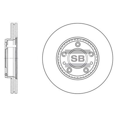SD4406 Hi-Q Тормозной диск