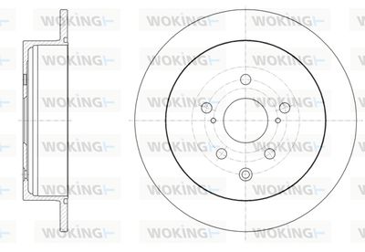D6181500 WOKING Тормозной диск