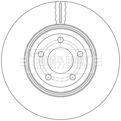 BBD7014S BORG & BECK Тормозной диск