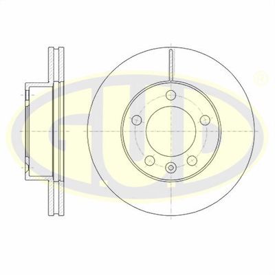 GDB128252 G.U.D. Тормозной диск