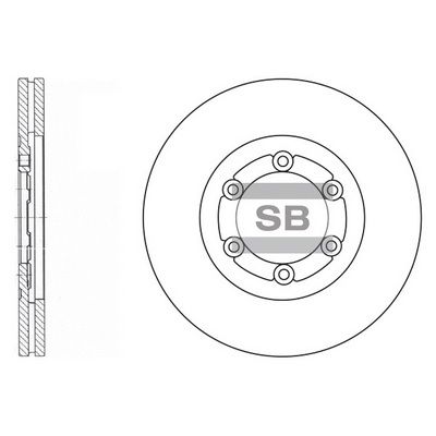 SD2008 Hi-Q Тормозной диск