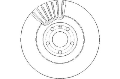 NBD1665 NATIONAL Тормозной диск