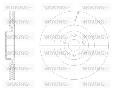 D6211310 WOKING Тормозной диск