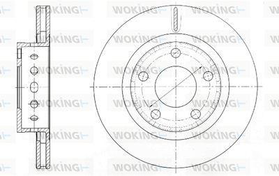 D6136310 WOKING Тормозной диск