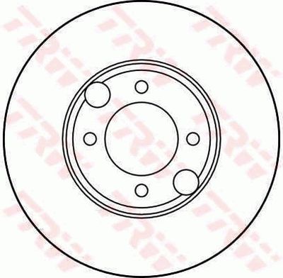 DF1878 TRW Тормозной диск