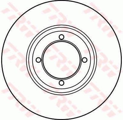 DF1992 TRW Тормозной диск