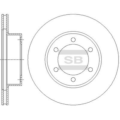 SD4038 Hi-Q Тормозной диск
