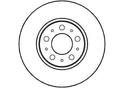 NBD1071 NATIONAL Тормозной диск