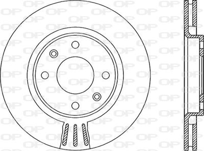 BDR190120 OPEN PARTS Тормозной диск