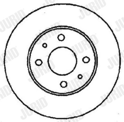 561380J JURID Тормозной диск