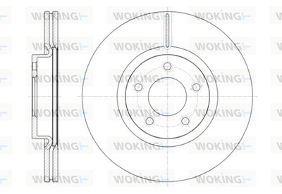 D6140310 WOKING Тормозной диск