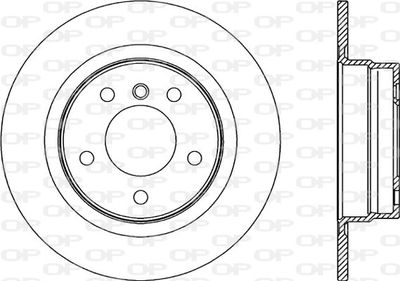 BDA233510 OPEN PARTS Тормозной диск