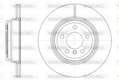 D6154710 WOKING Тормозной диск