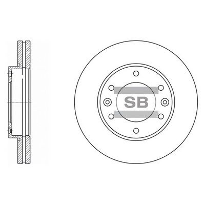 SD1031 Hi-Q Тормозной диск