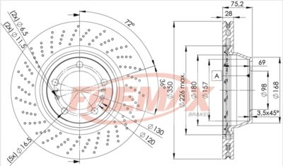 BD3318 FREMAX Тормозной диск