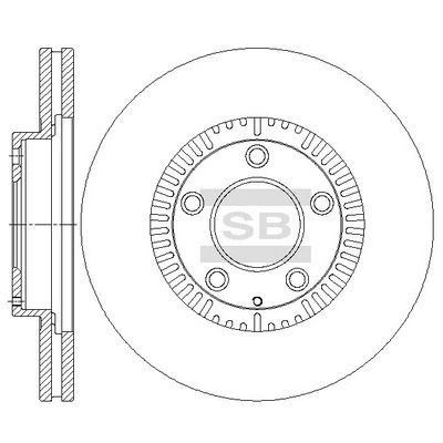 SD4438 Hi-Q Тормозной диск