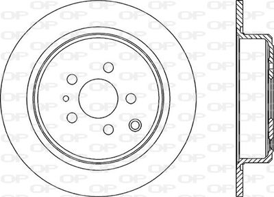 BDA114910 OPEN PARTS Тормозной диск