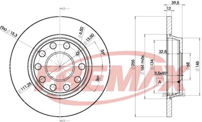 BD5309 FREMAX Тормозной диск