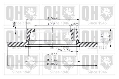 BDC3283 QUINTON HAZELL Тормозной диск