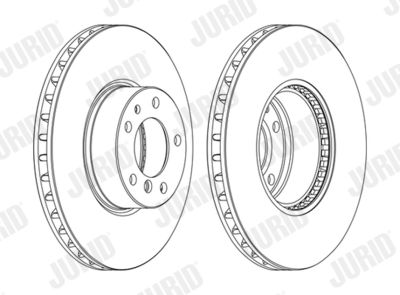 561553JC1 JURID Тормозной диск