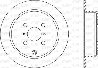 BDR231210 OPEN PARTS Тормозной диск