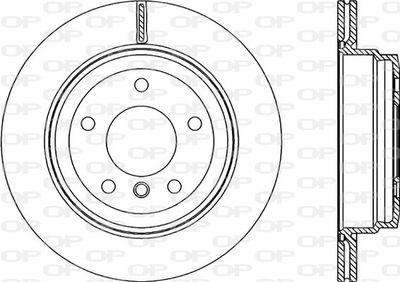 BDR227820 OPEN PARTS Тормозной диск