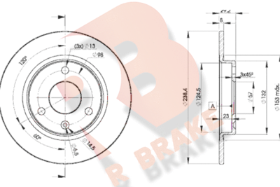 78RBD27199 R BRAKE Тормозной диск