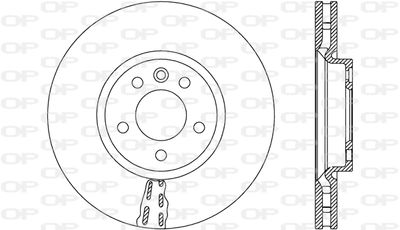 BDR266420 OPEN PARTS Тормозной диск