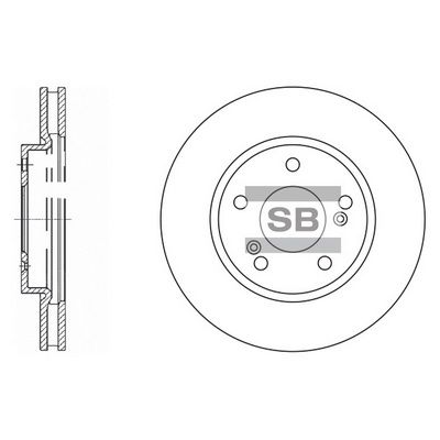 SD4312 Hi-Q Тормозной диск