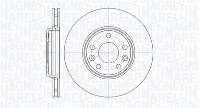 361302040606 MAGNETI MARELLI Тормозной диск