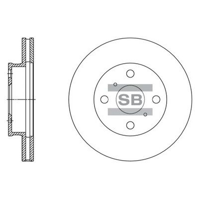 SD4613 Hi-Q Тормозной диск