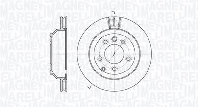 361302040681 MAGNETI MARELLI Тормозной диск