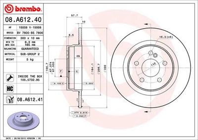 BS7800 BRECO Тормозной диск