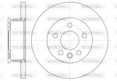 D648100 WOKING Тормозной диск