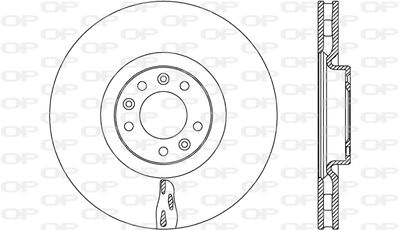 BDR265120 OPEN PARTS Тормозной диск