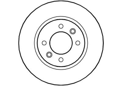 NBD424 NATIONAL Тормозной диск
