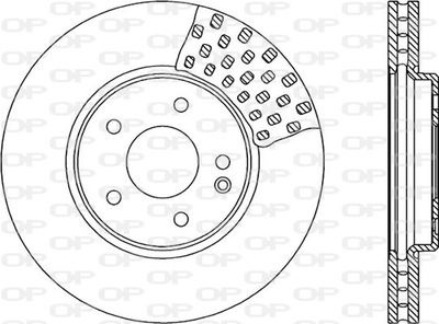 BDR131520 OPEN PARTS Тормозной диск