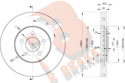 78RBD24073 R BRAKE Тормозной диск